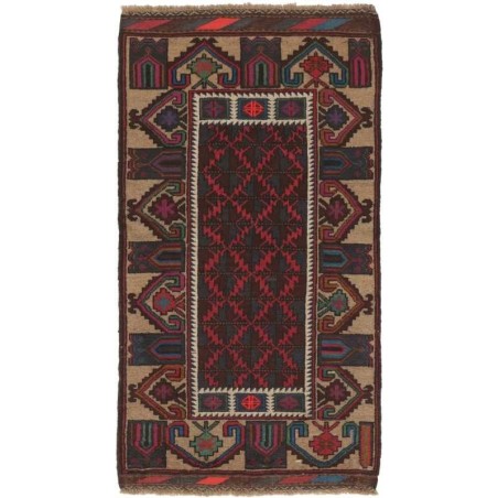 tappeto afghanistan afghan old balutch cm. 74x129