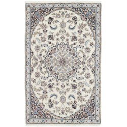 tappeto persia nain fine con seta cm 90x143