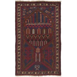 tappeto afghanistan afghan old balutchfine cm 84x134