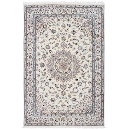 tappeto persia nain fine con seta cm 196x300