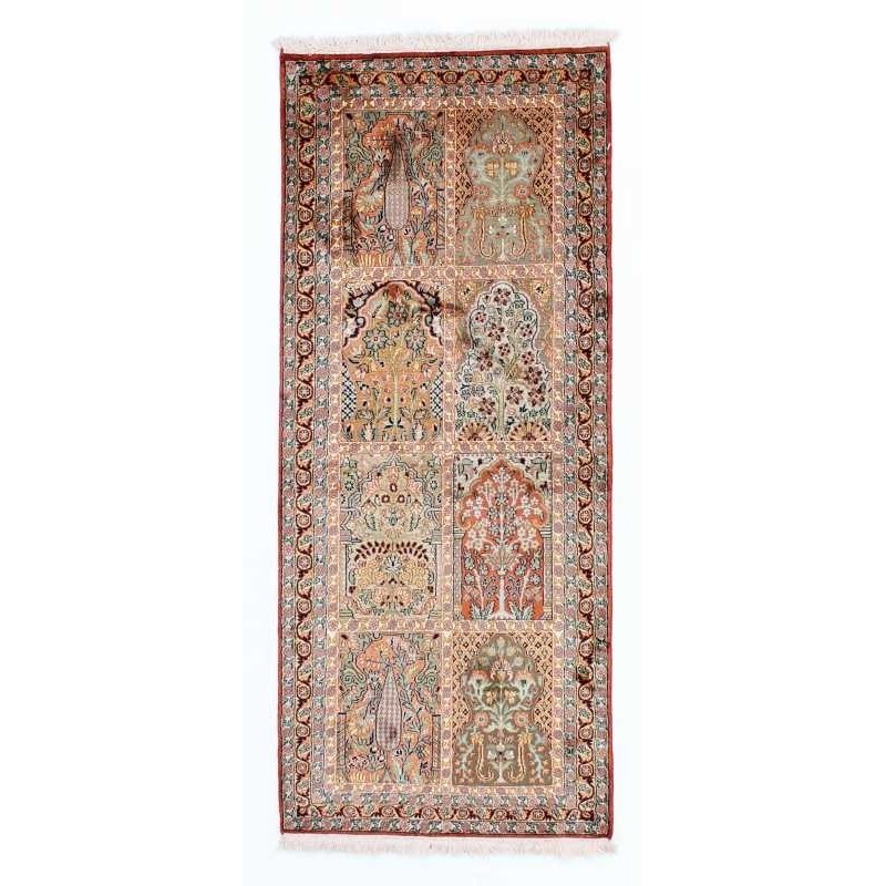 tappeto india kashmir seta cm 76x180