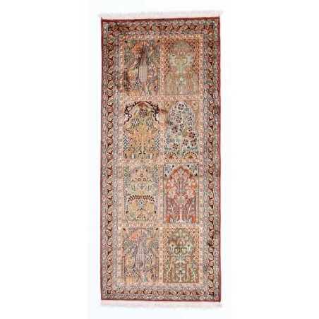 tappeto india kashmir seta cm 76x180