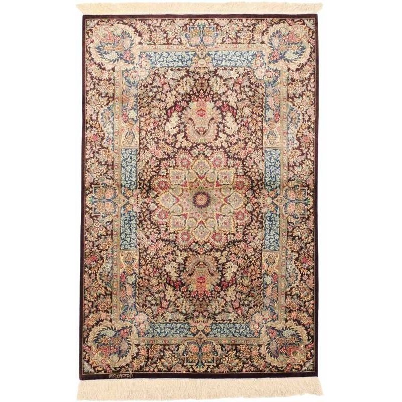 tappeto persia ghom seta cm 100x153
