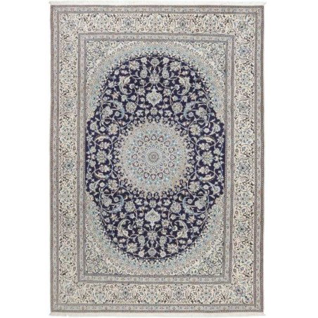 tappeto persia nain fine con seta cm 248x348