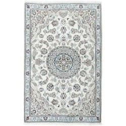 tappeto persia nain fine con seta cm 90x136