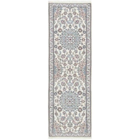 tappeto persia nain fine con seta cm 62x200