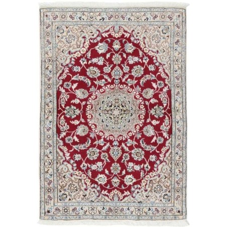tappeto persia nain fine con seta cm 103x147