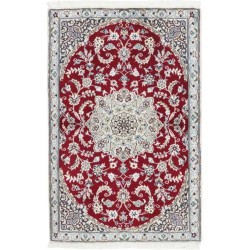 tappeto persia nain fine con seta cm 92x140