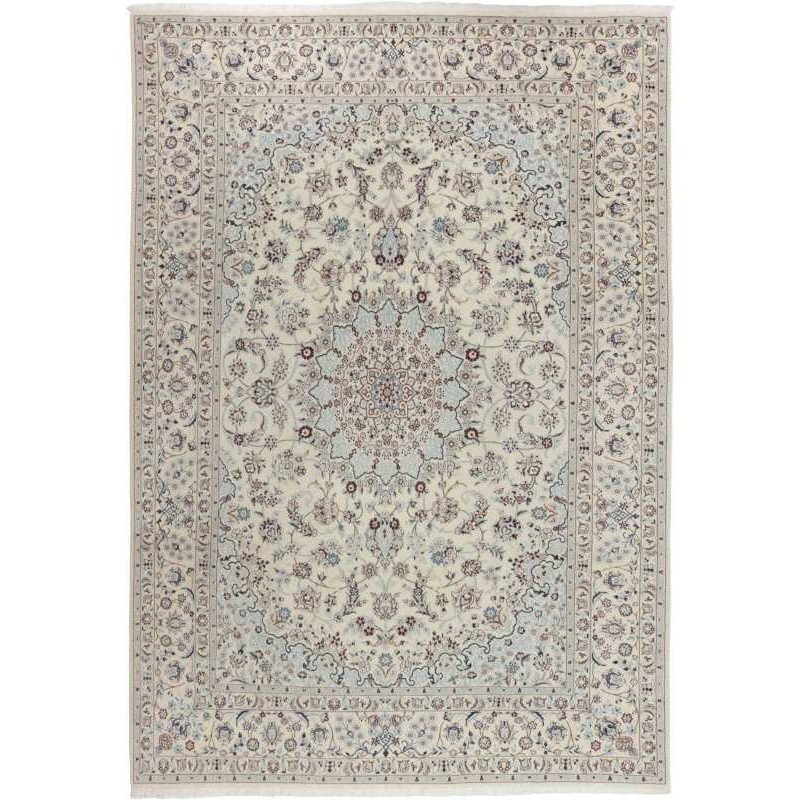 tappeto persia nain fine con seta cm 258x355