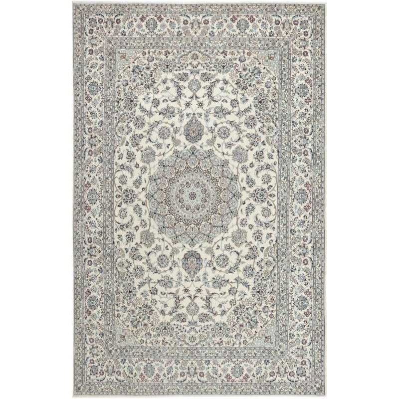 tappeto persia nain fine con seta cm 240x353