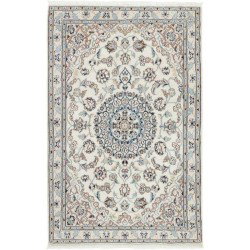 tappeto persia nain fine con seta cm 100x152