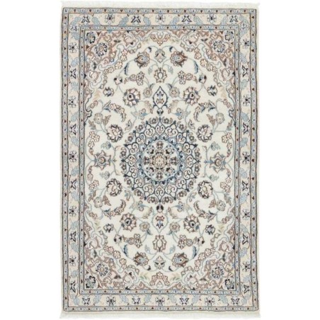 tappeto persia nain fine con seta cm 100x152