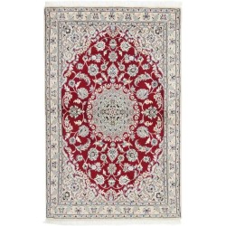 tappeto persia nain fine con seta cm 100x152