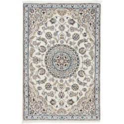 tappeto persia nain fine con seta cm 91x138