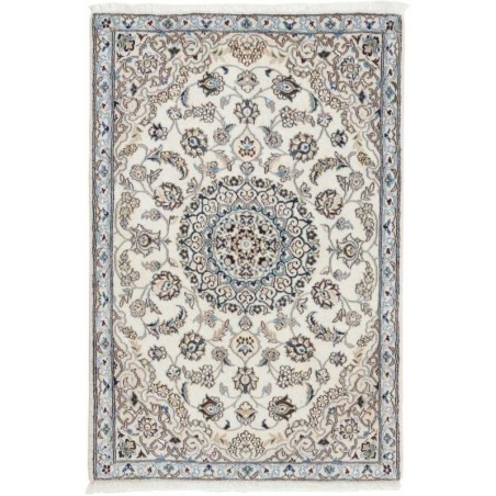 tappeto persia nain fine con seta cm 91x138