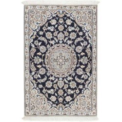 tappeto persia nain fine con seta cm 92x138