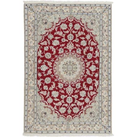 tappeto persia nain fine con seta cm 116x171