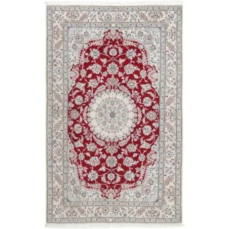 tappeto persia nain fine con seta cm 152x244