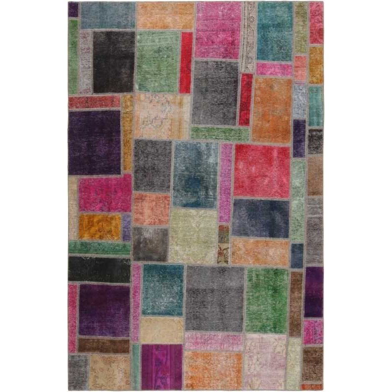 tappeto persia vintage patchwork cm 198x295