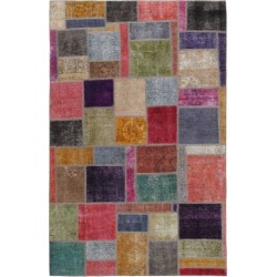 tappeto persia vintage patchwork cm 196x298