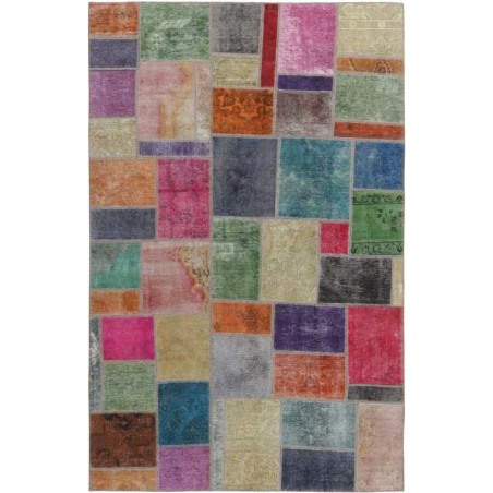 tappeto persia vintage patchwork cm 197x307