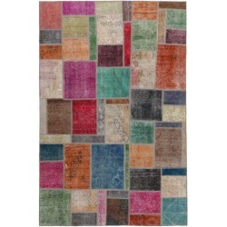 tappeto persia vintage patchwork cm 199x300