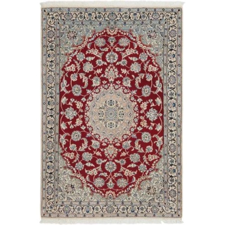 tappeto persia nain fine con seta cm 116x173