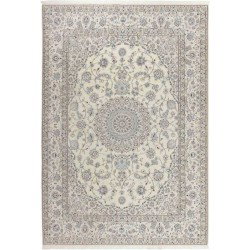 tappeto persia nain fine con seta cm 247x346