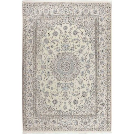 tappeto persia nain fine con seta cm 247x346