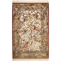 tappeto persia ghom seta cm 132x201
