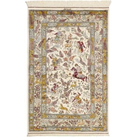 tappeto persia ghom seta cm 100x151