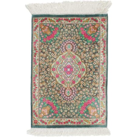 tappeto persia ghom seta cm 30x40