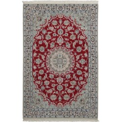 tappeto persia nain fine con seta cm 118x181