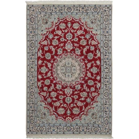 tappeto persia nain fine con seta cm 118x181