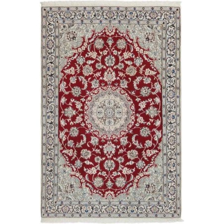 tappeto persia nain fine con seta cm 117x177