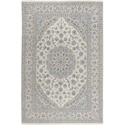 tappeto persia nain fine con seta cm 246x357
