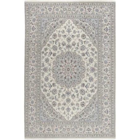 tappeto persia nain fine con seta cm 246x357