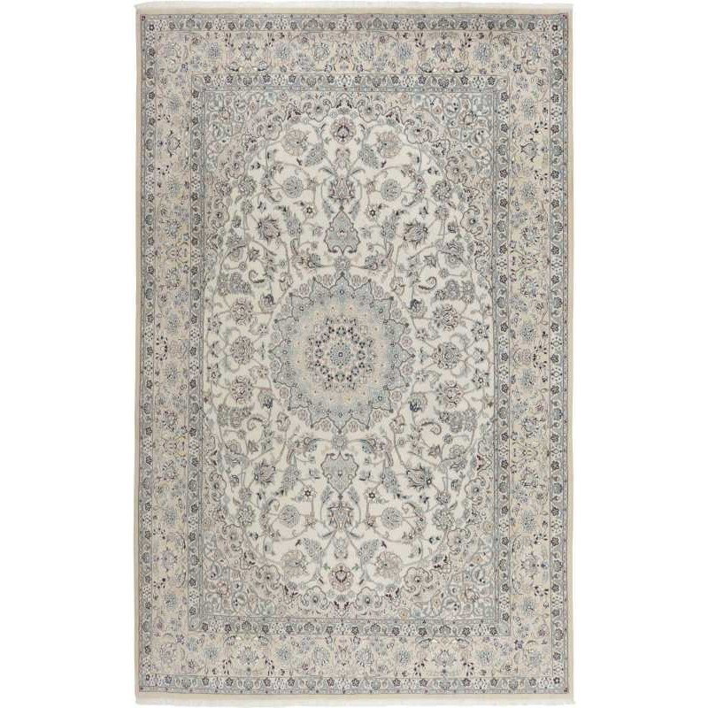 tappeto persia nain fine con seta cm 246x376