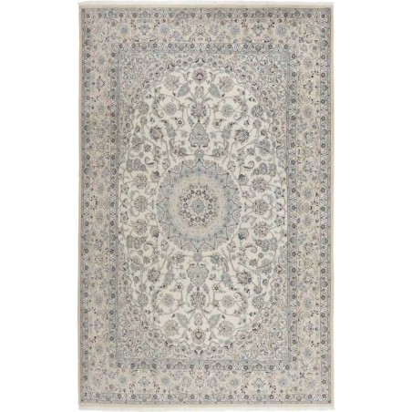 tappeto persia nain fine con seta cm 246x376