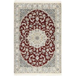 tappeto persia nain fine con seta cm 97x147