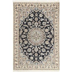 tappeto persia nain fine con seta cm 98x146