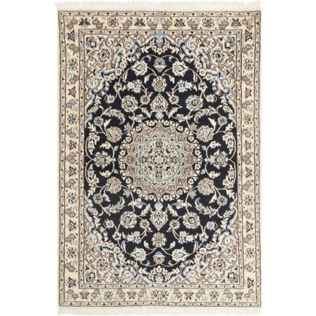tappeto persia nain fine con seta cm 98x146
