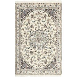 tappeto persia nain fine con seta cm 95x147