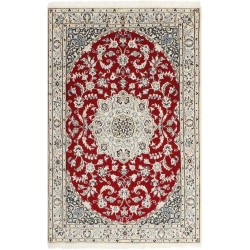 tappeto persia nain fine con seta cm 98x147