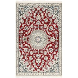 tappeto persia nain fine con seta cm 89x141