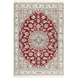 tappeto persia nain fine con seta cm 98x146