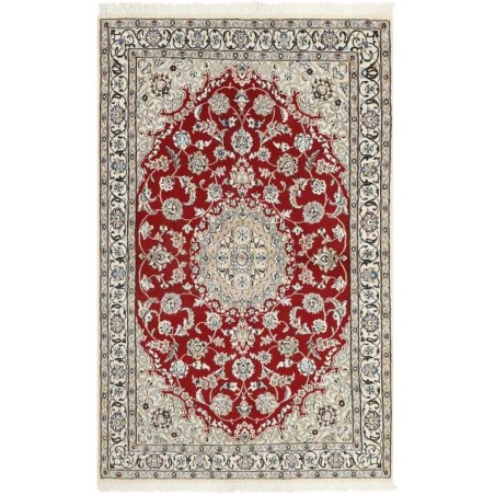 tappeto persia nain fine con seta cm 116x174