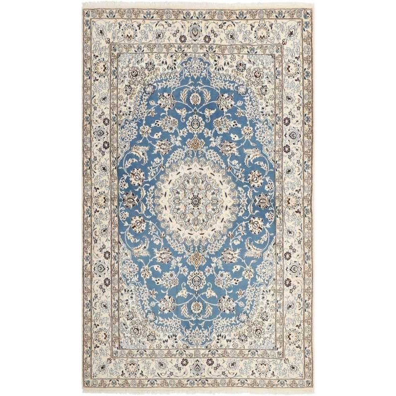 tappeto persia nain fine con seta cm 154x251