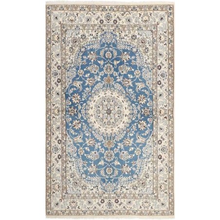 tappeto persia nain fine con seta cm 154x251