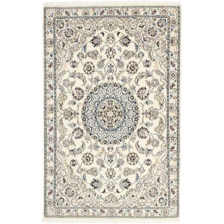 tappeto persia nain fine con seta cm 89x138